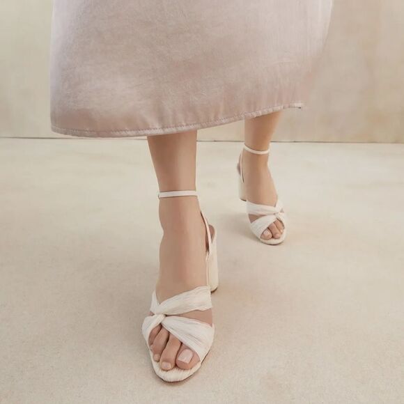 LOEFFLER RANDALL Reed Pearl Pleated Twist Heel - Picture 3 of 9